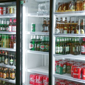 commerical refrigerator in supermarket